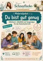 Vorschau - Stundenentwürfe - Du bist gut genug 🎵 Materialpaket zum bekannten Top-Hit - Deckblatt