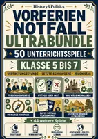 Vorschau - Spiele - Vorferien Notfall Ultrabundle Unterrichtsspiele Klasse 5 bis 7 Vertretungsstunde letzte Schulwoche - Deckblatt