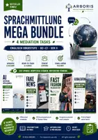 Vorschau - Stundenentwürfe - Sprachmittlung Mediation Englisch Bundle Oberstufe - Deckblatt