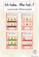 Vorschau - Spiele - Materialpaket Lesespiele - Ich habe... Wer hat...? - Deckblatt