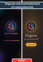 Vorschau - Arbeitsblätter - Diagnose- und Grammatikarbeit im digitalen Lateinunterricht (Paket) - Deckblatt