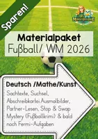 Vorschau - Arbeitsblätter - Materialpaket: Fußball /WM 2026 - Deckblatt