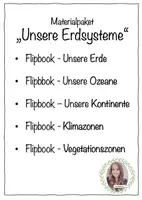 Vorschau - Stundenentwürfe - Geografie: Materialpaket "Unsere Erdsysteme" - Klasse 6-8 - Deckblatt