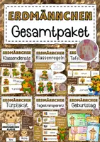 Vorschau - Arbeitsblätter - Erdmännchenklasse Materialpaket Klassentier Erdmännchen - Deckblatt