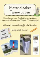 Vorschau - Arbeitsblätter - Materialpaket Türme bauen - Handlungs- und Produktionsorientierte Einheit - Deckblatt