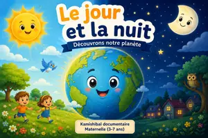 Aperçu - Préparation de séance / Séance complète - Kit Kamishibaï documentaire | Les saisons, le jour et la nuit, les volcans et les océans - Page de couverture