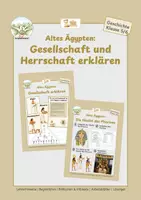 Vorschau - Stundenentwürfe - Altes Ägypten: Gesellschaft und Herrschaft erklären - Deckblatt