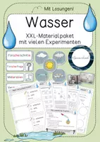 Vorschau - Stundenentwürfe - Materialpaket: Wasser - Deckblatt