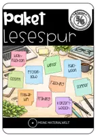 Vorschau - Spiele - Materialpaket Lesespurgeschichten - Deckblatt