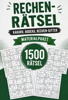 Vorschau - Arbeitsblätter - Rechen-Rätsel Materialpaket - Dodeku, Rechen-Gitter & Kakuro - 1500 Logikrätsel - Deckblatt