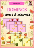 Aperçu - Jeux - Pack 2 ressources : dominos fruits et agrumes - Page de couverture