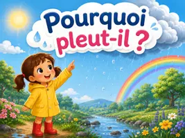 Aperçu - Préparation de séance / Séance complète - La météo expliquée aux enfants | Kit complet Kamishibaï - Page de couverture