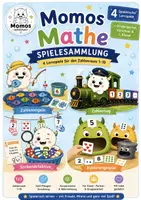 Vorschau - Spiele - Momos Mathe-Spielesammlung – 4 spielerische Lernspiele für den Zahlenraum 1–10 - Deckblatt