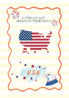 Vorschau - Arbeitsblätter - USA - Materialpaket - Deckblatt