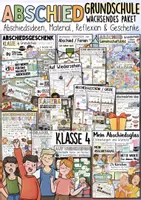 Vorschau - Arbeitsblätter - Abschied Grundschule Paket - Ideen, Abschiedsgeschenke, Reflexion - Deckblatt