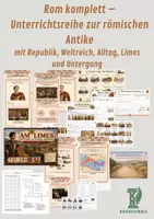 Vorschau - Unterrichtsreihen - Rom komplett – Unterrichtsreihe zur römischen Antike mit Republik, Weltreich, Alltag, Limes und Untergang - Deckblatt