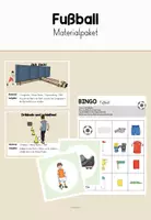 Vorschau - Stationenlernen - Materialpaket Fußball - Deckblatt