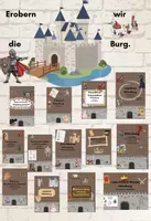 Vorschau - Stundenentwürfe - Ritterburg – XXL Bundle für die Grundschule | Mittelalter, Ritter, Burgen & Lernspiele Klasse 1–4 - Deckblatt