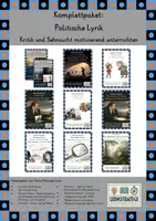 Vorschau - Stundenentwürfe - Komplettpaket: Politische Lyrik - Deckblatt