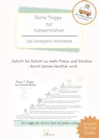 Vorschau - Fördermaterial/Inklusion - Deine Treppe zur Konzentration - das komplette Workbook - Deckblatt