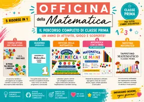 anteprima - Materiale di supporto/inclusione - MATEMATICA PER TUTTO L'ANNO - CLASSE PRIMA - Pagina di copertina