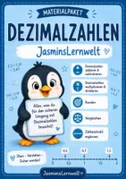 Vorschau - Arbeitsblätter - Materialpaket Dezimalzahlen – Üben, Verstehen, Sicher werden! - Deckblatt