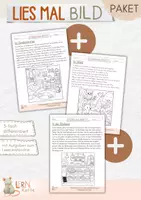 Vorschau - Arbeitsblätter - Materialpaket - Lies-Mal-Bilder - Deckblatt