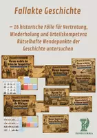 Vorschau - Arbeitsblätter - Fallakte Geschichte – 16 historische Fälle für Vertretung, Wiederholung und Urteilskompetenz - Deckblatt