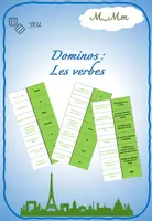 Vorschau - Spiele - Materialpaket Les verbes – Dominos - Deckblatt