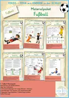 Vorschau - Mal- und Bastelvorlagen - Materialpaket Yoga zum Thema Fußball - Deckblatt