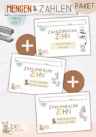Vorschau - Arbeitsblätter - Materialpaket - Mengen & Zahlen - Mikrohefte - Deckblatt