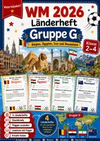 Vorschau - Arbeitsblätter - Unterrichtsmaterial Fußball WM 2026 - Gruppe G - Deckblatt