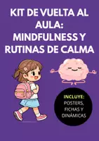 Vista previa - Hojas de trabajo - Kit de Vuelta al Aula: Mindfulness, Respiraciones y Tarjetas de la Calma - Portada