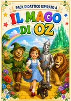 anteprima - Esercizi - Pack didattico ispirato a "Il Mago di Oz" - Pagina di copertina