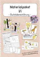 Vorschau - Arbeitsblätter - Buchstabeneinführung Ii - Materialpaket - Deckblatt