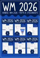 Vorschau - Stundenentwürfe - Fußball-WM 2026 Bundle – Lesetexte, Steckbriefe & Länderprojekte | WM Unterricht Sek 1 - Deckblatt