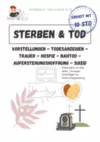 Vorschau - Arbeitsblätter - Unterrichtseinheit Sterben & Tod - Deckblatt