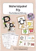 Vorschau - Arbeitsblätter - Buchstabeneinführung Pp - Materialpaket - Deckblatt