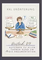 Vorschau - Unterrichtsreihen - XXL Lerneinheit Argumentation / Schritt für Schritt zur Erörterung linear & dialektisch, viele Übungsaufgaben, lernthekengeeignet + Klassenarbeit - Deckblatt