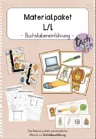 Vorschau - Arbeitsblätter - Buchstabeneinführung Ll - Materialpaket - Deckblatt