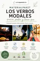 Vorschau - Arbeitsblätter - Materialpaket zu den spanischen Modalverben – querer · poder · tener que - Deckblatt