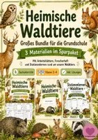 Vorschau - Arbeitsblätter - Materialpaket: Heimische Waldtiere, Sachunterricht - Deckblatt