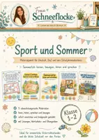 Vorschau - Arbeitsblätter - Sport & Sommer: Materialpaket Klasse 1-2 Deutsch - Deckblatt
