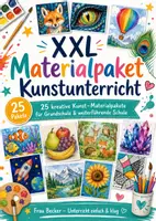 Vorschau - Stundenentwürfe - Materialpaket Kunst XXL (25 Materialien inkl. Differenzierung!) - Deckblatt
