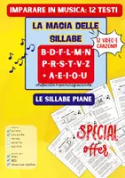 anteprima - Materiale di supporto/inclusione - LE SILLABE – 12 CANZONI – TESTI – VIDEO – LA MAGIA DELLE SILLABE - Pagina di copertina