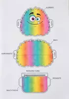 Vorschau - Stundenentwürfe - 8 Materialien zu lustigen Monstern: Sorge-, Regenbogenfisch- und Streitmonster. - Deckblatt