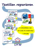 Vorschau - Arbeitsblätter - Materialpaket "Textilien reparieren" - Deckblatt