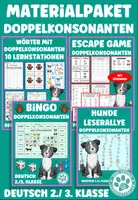 Vorschau - Arbeitsblätter - Doppelkonsonanten Materialpaket Deutsch 3. Klasse - Deckblatt