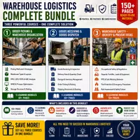 Vorschau - Unterrichtsreihen - Warehouse Logistics Mega Bundle - Order Picking, Goods Handling & Warehouse Safety - Deckblatt