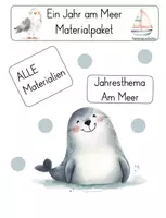 Vorschau - Lehrpläne/Lehrermaterial - Materialpaket zum Jahresthema "Ein Jahr am Meer" - Deckblatt